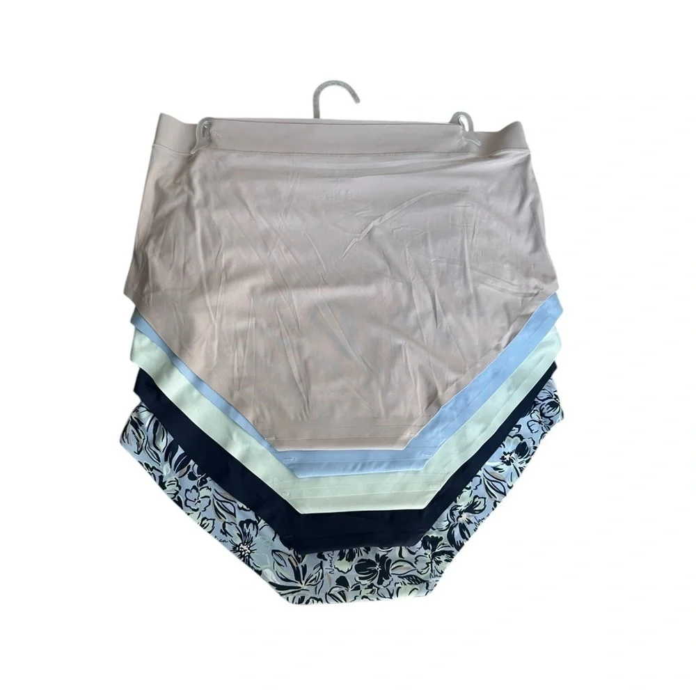 Nautica 5-PK No Show Mid Rise Panties - Picture 2 of 7